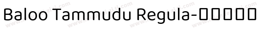 Baloo Tammudu Regula字体转换